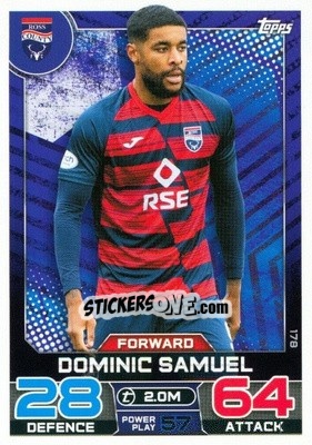 Sticker Dominic Samuel - SPFL 2022-2023. Match Attax
 - Topps