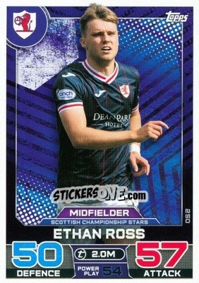 Cromo Ethan Ross - SPFL 2022-2023. Match Attax
 - Topps