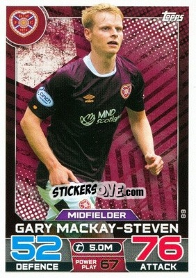 Sticker Gary Mackay-Steven - SPFL 2022-2023. Match Attax
 - Topps