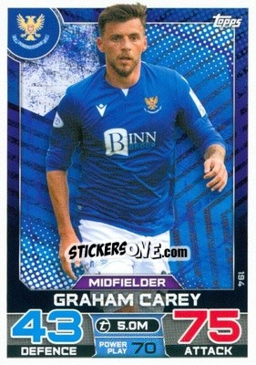 Sticker Graham Carey - SPFL 2022-2023. Match Attax
 - Topps