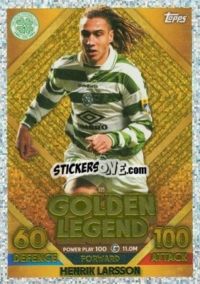 Figurina Henrick Larsson - SPFL 2022-2023. Match Attax
 - Topps