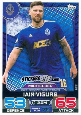 Cromo Iain Vicurs - SPFL 2022-2023. Match Attax
 - Topps