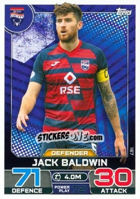 Cromo Jack Baldwin - SPFL 2022-2023. Match Attax
 - Topps