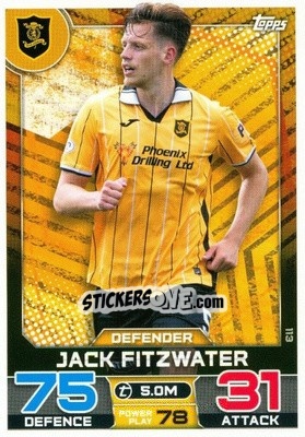 Sticker Jack Fitzwater - SPFL 2022-2023. Match Attax
 - Topps