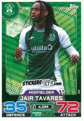 Sticker Jair Tavares - SPFL 2022-2023. Match Attax
 - Topps