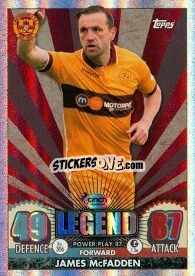 Sticker James McFadden - SPFL 2022-2023. Match Attax
 - Topps