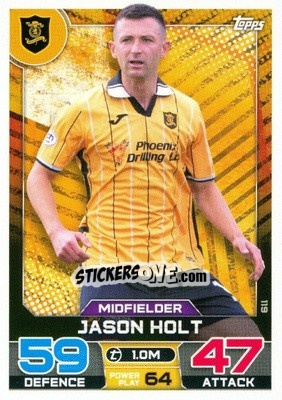 Sticker Jason Holt - SPFL 2022-2023. Match Attax
 - Topps