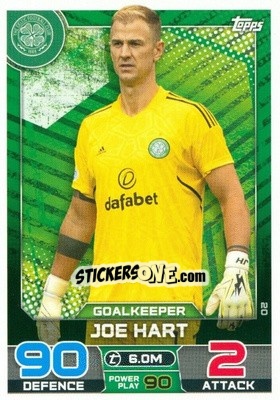 Sticker Joe Hart - SPFL 2022-2023. Match Attax
 n. 20 - Topps