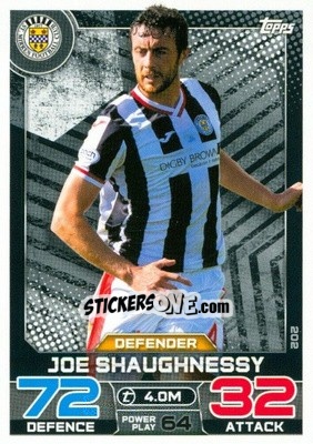 Sticker Joe Shaughnessy - SPFL 2022-2023. Match Attax
 - Topps