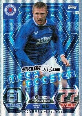 Cromo John Lundstram - SPFL 2022-2023. Match Attax
 - Topps