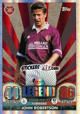 Sticker John Robertson - SPFL 2022-2023. Match Attax
 - Topps