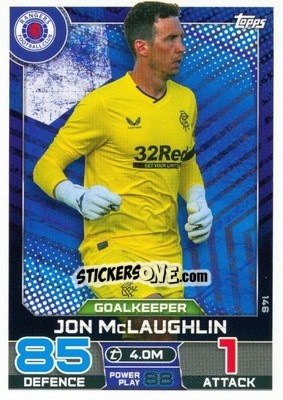 Cromo Jon McLaughlin - SPFL 2022-2023. Match Attax
 - Topps