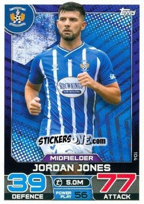 Sticker Jordan Jones - SPFL 2022-2023. Match Attax
 - Topps