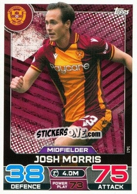 Figurina Josh Morris - SPFL 2022-2023. Match Attax
 - Topps