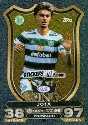 Cromo Jota - SPFL 2022-2023. Match Attax
 - Topps