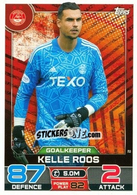 Figurina Kelle Roos - SPFL 2022-2023. Match Attax
 - Topps