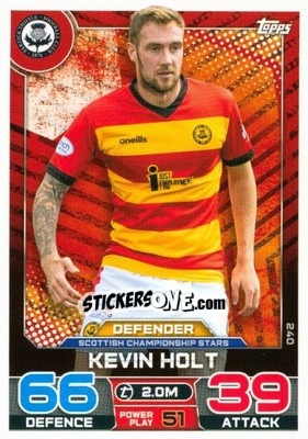 Sticker Kevin Holt - SPFL 2022-2023. Match Attax
 - Topps