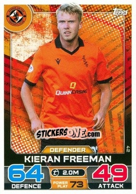 Sticker Kieran Freeman - SPFL 2022-2023. Match Attax
 - Topps