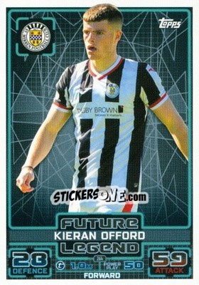 Sticker Kieran Offord - SPFL 2022-2023. Match Attax
 - Topps