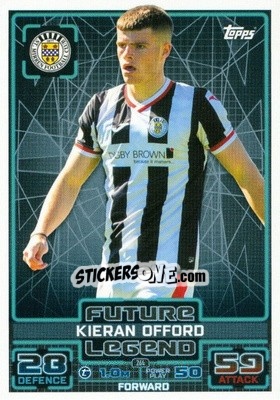 Cromo Kieran Offord - SPFL 2022-2023. Match Attax
 - Topps