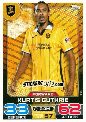 Figurina Kurtis Guthrie - SPFL 2022-2023. Match Attax
 - Topps