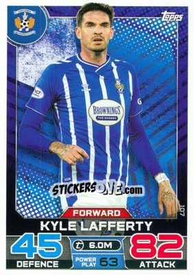 Cromo Kyle Lafferty - SPFL 2022-2023. Match Attax
 - Topps