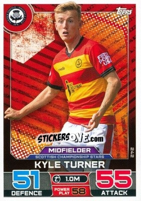 Figurina Kyle Turner - SPFL 2022-2023. Match Attax
 - Topps