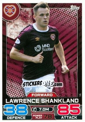 Sticker Lawrence Shankland - SPFL 2022-2023. Match Attax
 - Topps