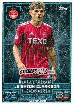 Cromo Leighton Clarkson - SPFL 2022-2023. Match Attax
 - Topps