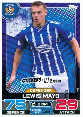 Sticker Lewis Mayo - SPFL 2022-2023. Match Attax
 - Topps