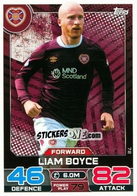 Sticker Liam Boyce - SPFL 2022-2023. Match Attax
 - Topps