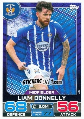 Cromo Liam Donnelly - SPFL 2022-2023. Match Attax
 - Topps