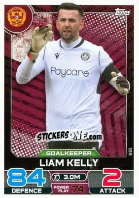 Sticker Liam Kelly - SPFL 2022-2023. Match Attax
 - Topps