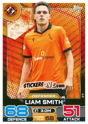 Cromo Liam Smith - SPFL 2022-2023. Match Attax
 - Topps
