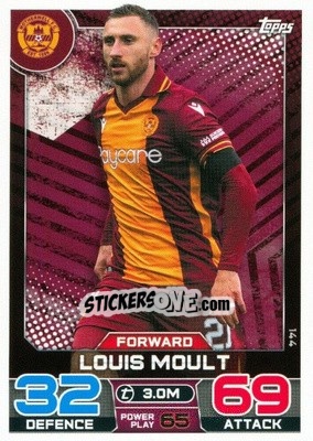 Sticker Louis Moult - SPFL 2022-2023. Match Attax
 - Topps