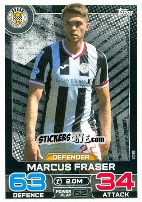 Cromo Marcus Fraser - SPFL 2022-2023. Match Attax
 - Topps
