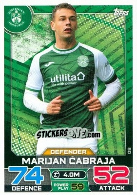 Sticker Marijan Čabraja - SPFL 2022-2023. Match Attax
 - Topps