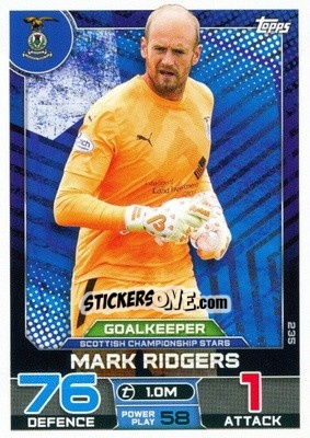 Figurina Mark Rogers - SPFL 2022-2023. Match Attax
 - Topps