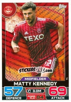 Sticker Matty Kennedy - SPFL 2022-2023. Match Attax
 - Topps