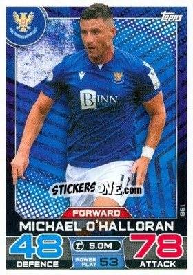 Sticker Michael O'Halloran - SPFL 2022-2023. Match Attax
 - Topps
