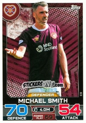 Cromo Michael Smith - SPFL 2022-2023. Match Attax
 - Topps