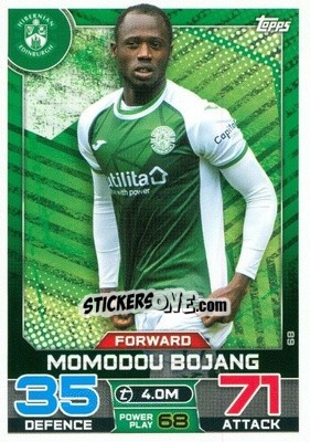 Sticker Momodou Bojang - SPFL 2022-2023. Match Attax
 - Topps