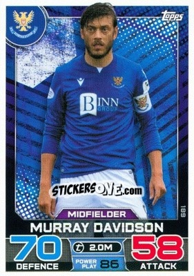 Sticker Murray Davidson - SPFL 2022-2023. Match Attax
 - Topps