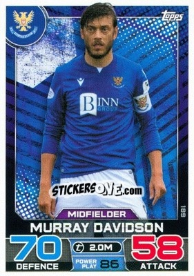 Cromo Murray Davidson - SPFL 2022-2023. Match Attax
 - Topps