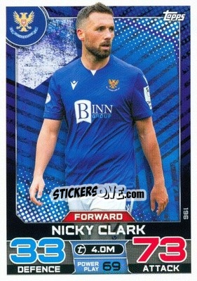 Sticker Nicky Clark - SPFL 2022-2023. Match Attax
 - Topps