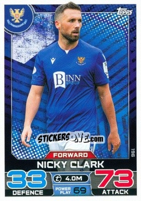 Cromo Nicky Clark - SPFL 2022-2023. Match Attax
 - Topps