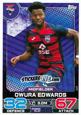 Sticker Owura Edwards - SPFL 2022-2023. Match Attax
 - Topps