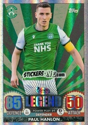 Cromo Paul Hanlon - SPFL 2022-2023. Match Attax
 - Topps