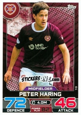 Cromo Peter Haring - SPFL 2022-2023. Match Attax
 - Topps