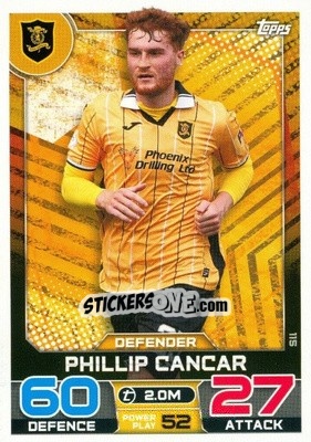 Sticker Phillip Cancar - SPFL 2022-2023. Match Attax
 - Topps